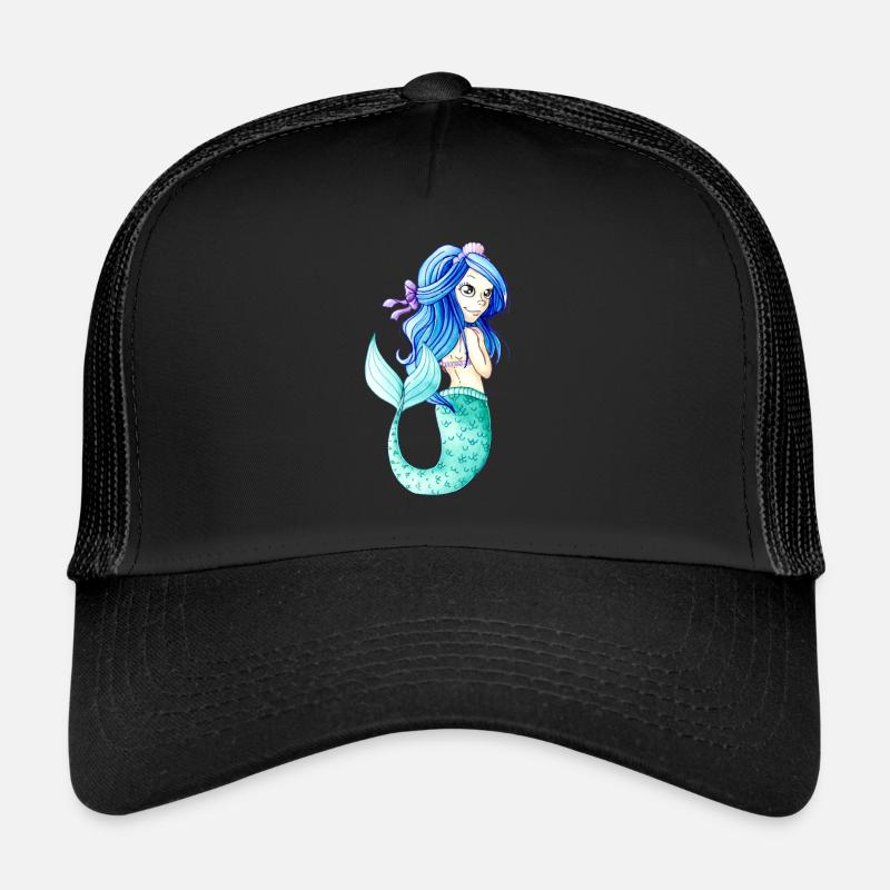 Hübsche Comic Meerjungfrau Trucker Cap