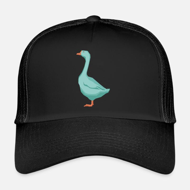 Gans - Trucker Cap - Schwarz/Schwarz
