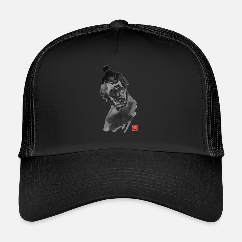 the samurai - Trucker Cap - black/black
