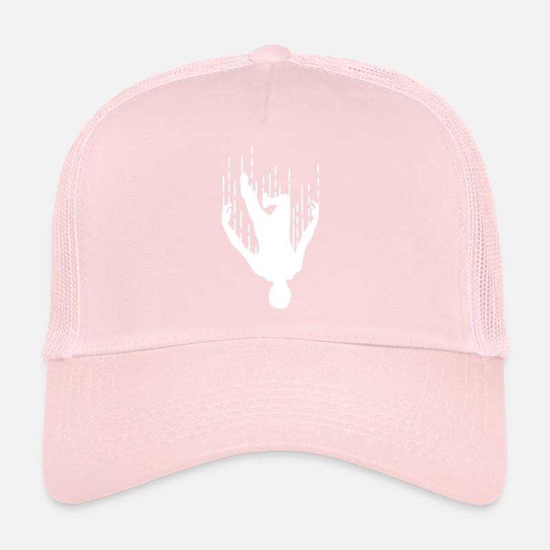 Head Down Pose Skydiver Freefly Freefall Trucker Cap