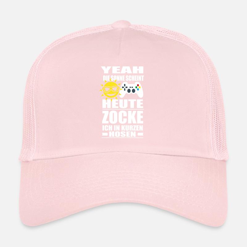 Zocker Gamer Lustiger Spruch Trucker Cap