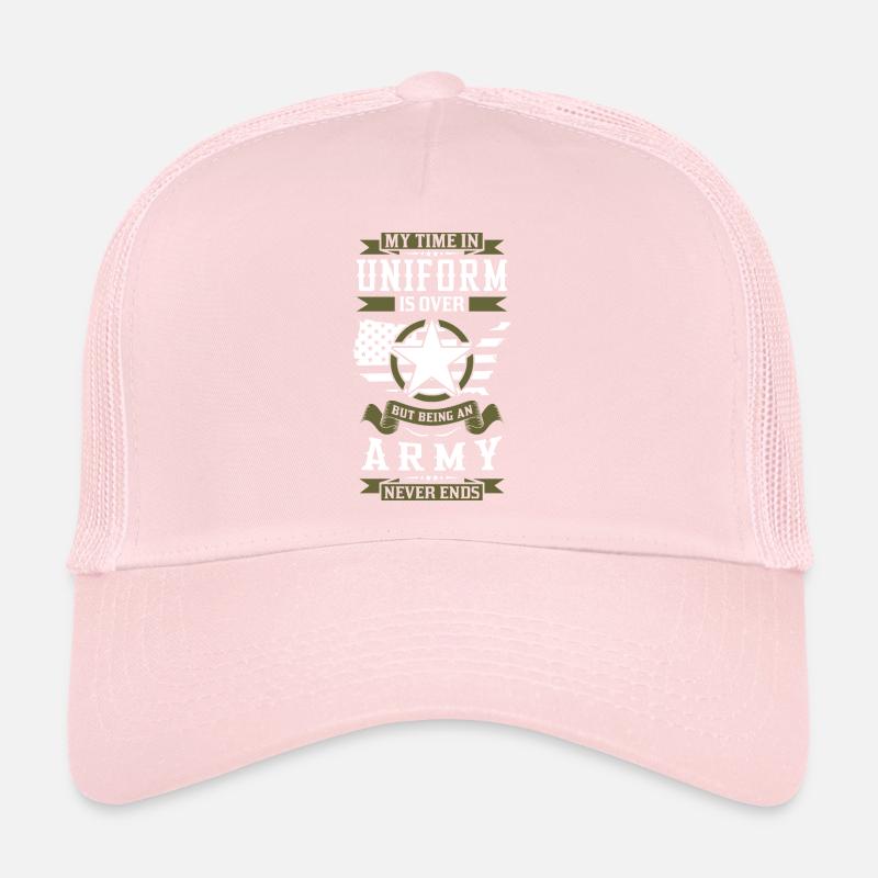 Army Never Ends Trucker Cap