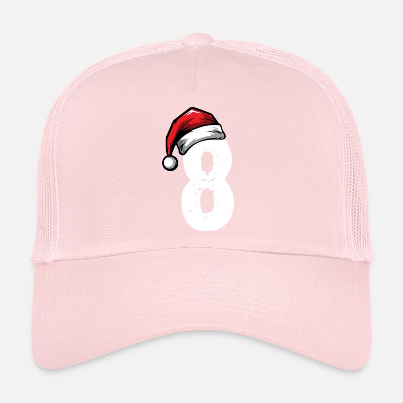 8 Numéro Noël Casquette trucker 