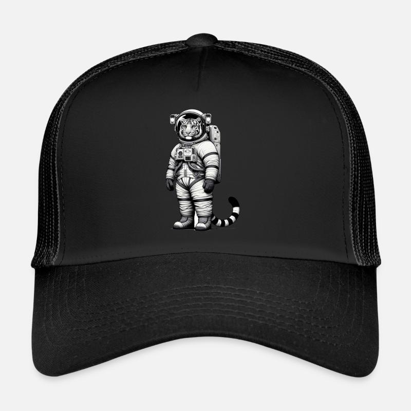 Mignon tigre astronaute Casquette trucker 