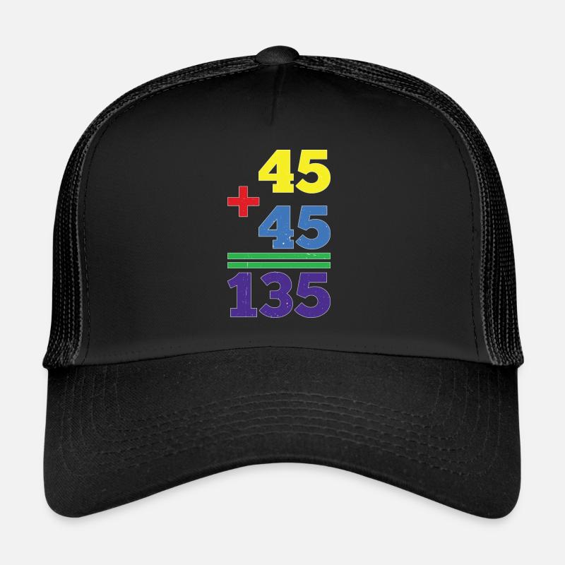 45 + 45 = 135 29 Casquette trucker 