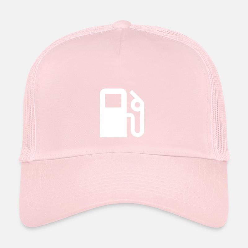 Pompe à essence | Blanc | Idée cadeau Casquette trucker 