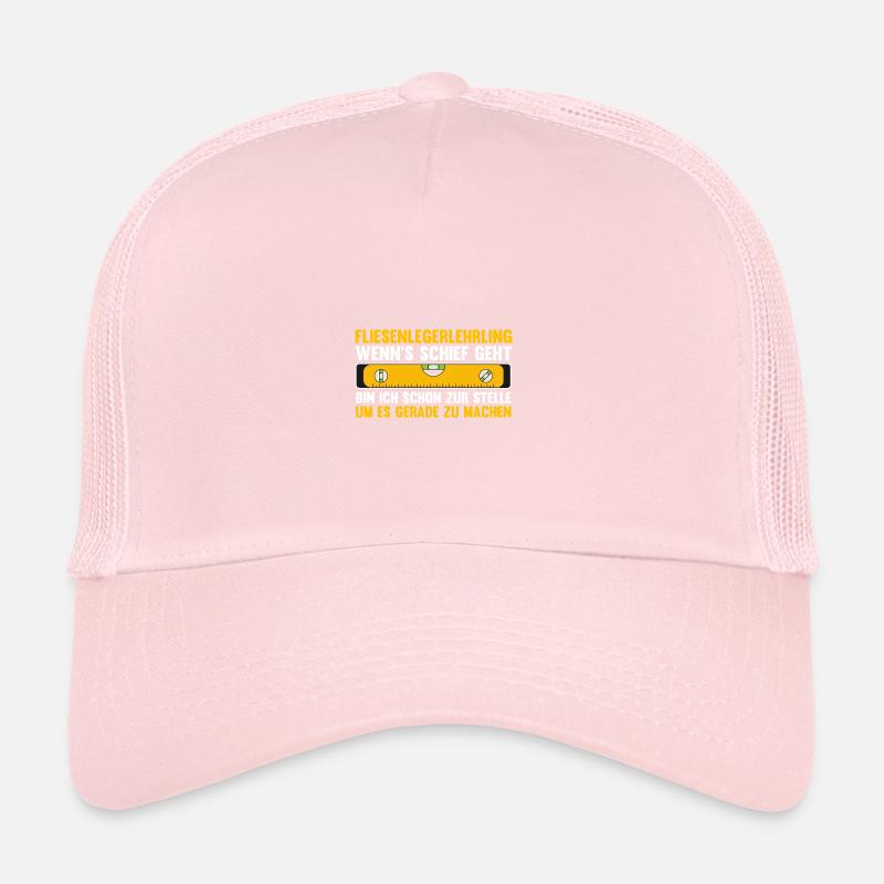 Tile Laying Training Apprentice Auzbi Tile Laying Trucker Cap