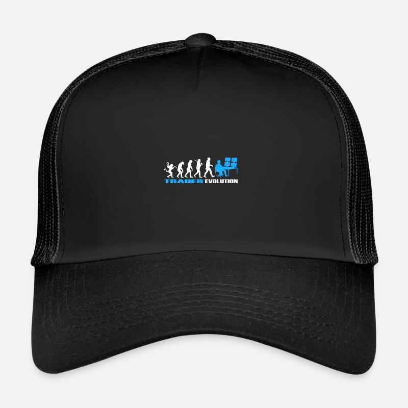 Trader Trading Evolution - Trucker Cap - Schwarz/Schwarz