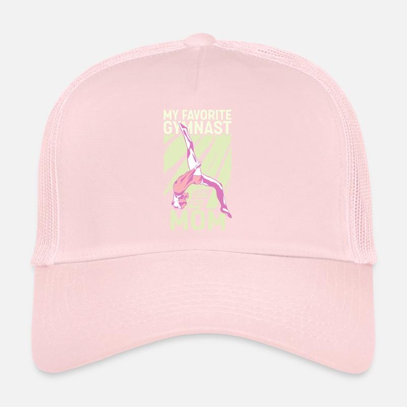 Ma gymnaste préférée m’appelle Mama Gymnastics Casquette trucker 
