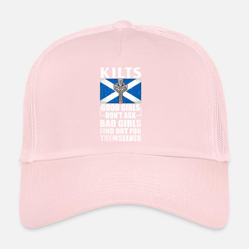 Kilt écossais disant jupe écossaise Écosse Casquette trucker 