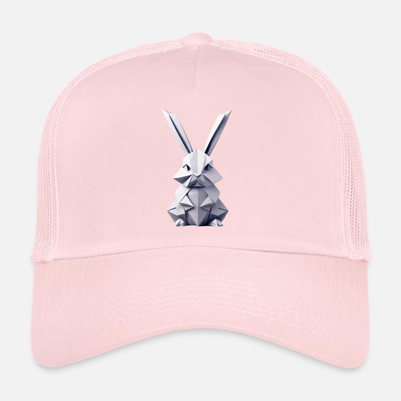 Origami Bunny Trucker Cap
