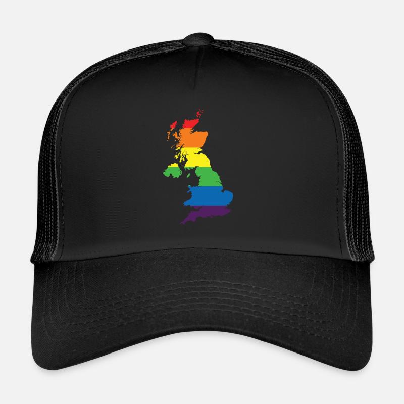 Rainbow Connection Embrace, Happy Pride Trucker Cap