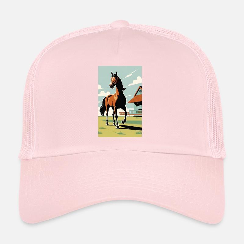 Cheval | Équitation | Animaux | Monture | Coloré Casquette trucker 