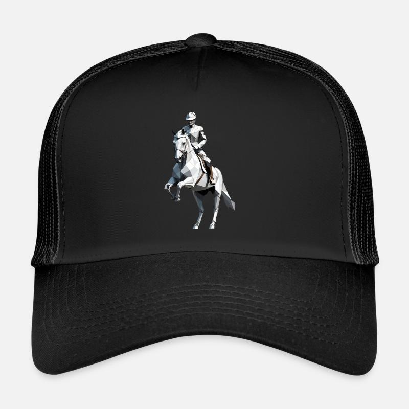 Cavalier Low Poly - Ballet Design Casquette trucker 