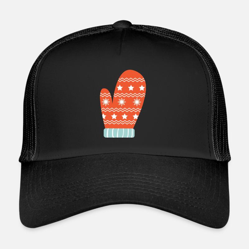 Jolly Élément de Noël - Casquette trucker  - noir/noir