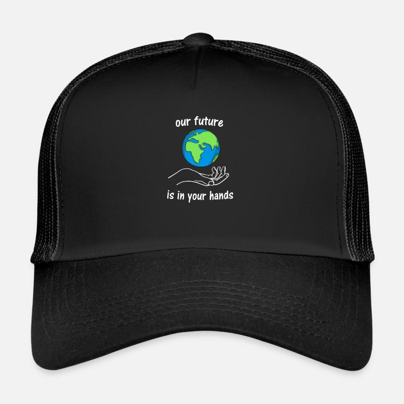 Environment Climate Change Climate Protection Gift - Trucker Cap - black/black
