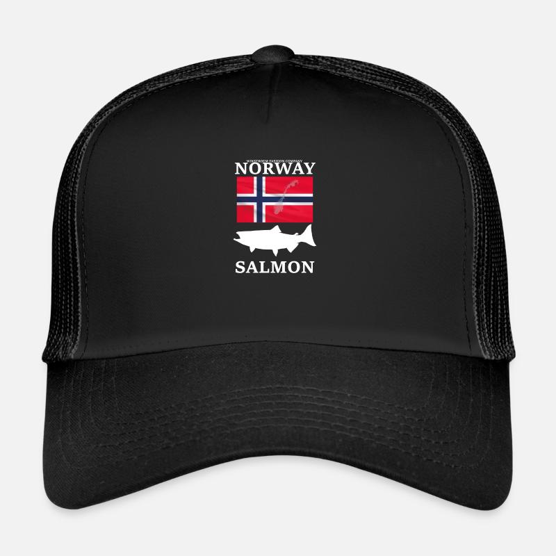 Wikstroem Norvège pêche saumon pays Casquette trucker 