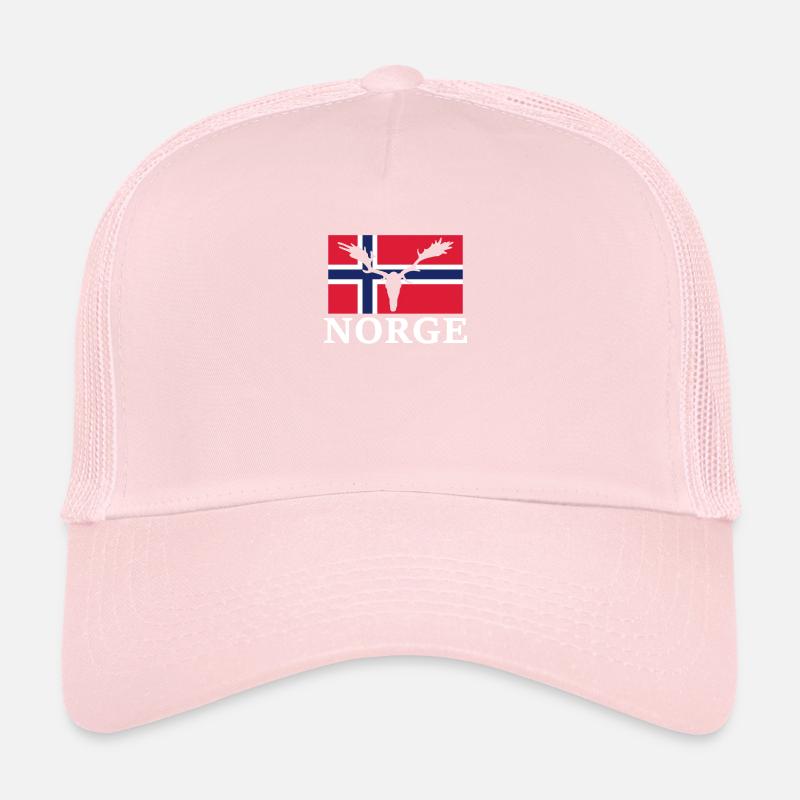 norway elk flag expedition oslo vacation Trucker Cap