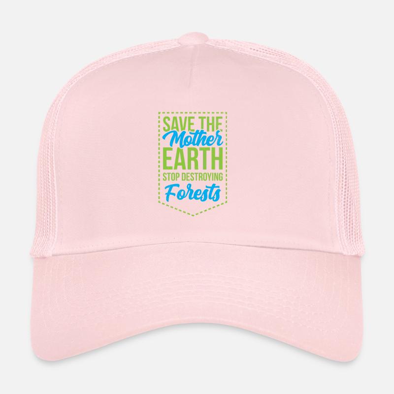 Rettet das Mutter-Erde-Geschenk zum Klimawandel Trucker Cap