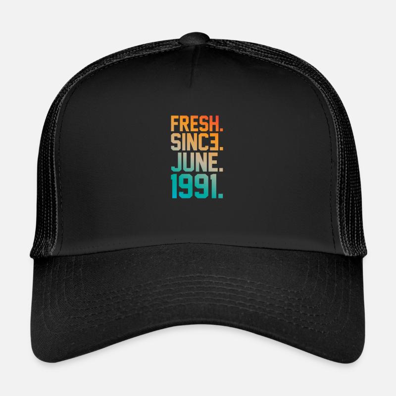 Juni 1991 Geburtstag Trucker Cap