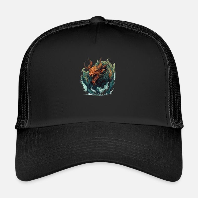 Monster Monster Demon Devil Vampire Guhl Zombie Trucker Cap
