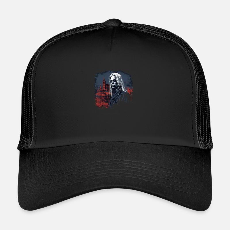 Monster Monster Demon Devil Vampire Guhl Zombie Trucker Cap