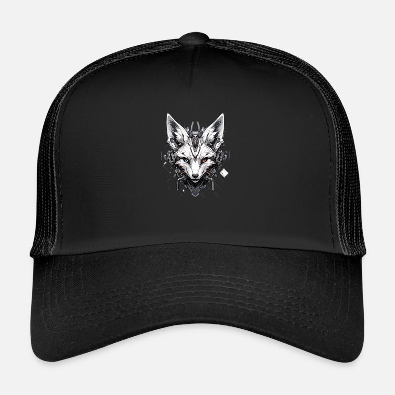 Mecha Animal Tiger Wolf Fox Dino Bear Cyborg Trucker Cap