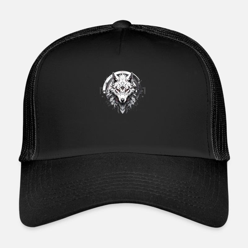 Mecha Tier Tiger Wolf Fuchs Dino Bär Cyborg Trucker Cap