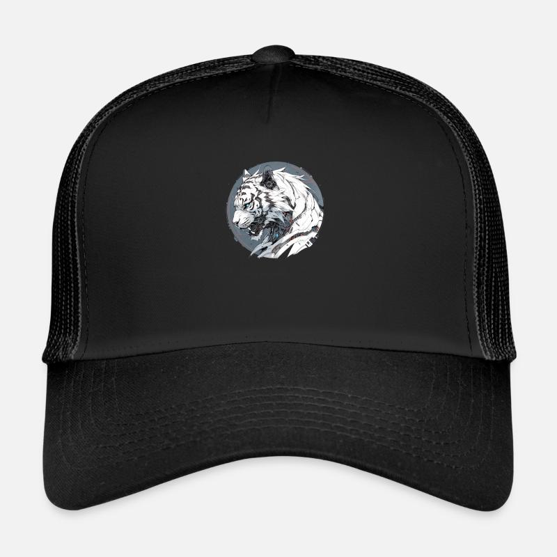 Mecha Tier Tiger Wolf Fuchs Dino Bär Cyborg Trucker Cap