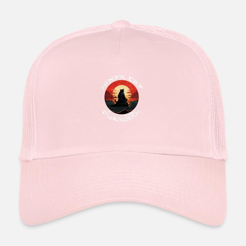 Drôle de chat ninja noir - Gardien imparable Casquette trucker 