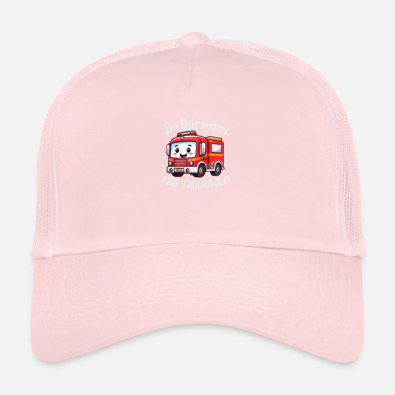 Cute Fire Truck - Im this many Firetrucks old Trucker Cap