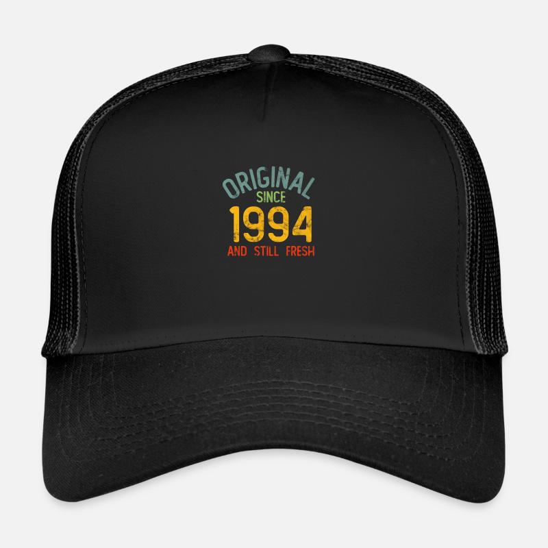Vintage 1994 - Trucker Cap - Schwarz/Schwarz