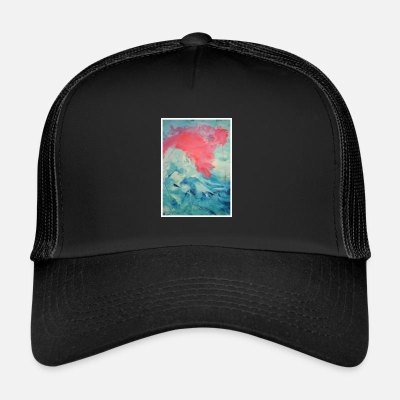 Reproduction d'art originale "Wolf" Casquette trucker 