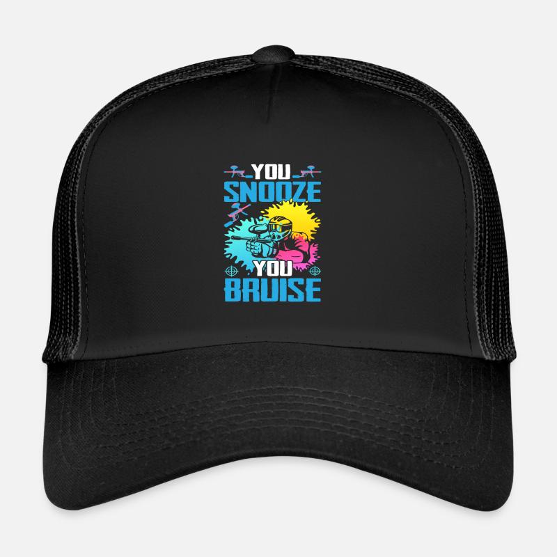 Tu as dormi tu as des ecchymoses Drôle de paintball Casquette trucker 