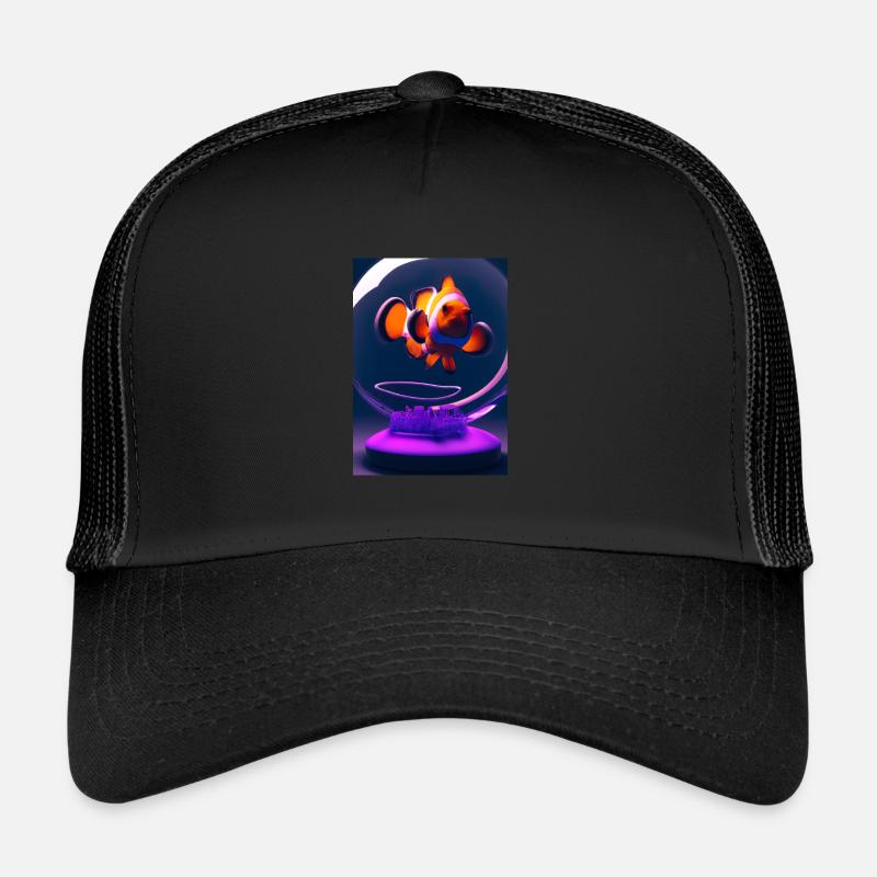 Clownfisch Kopfhörer Trucker Cap