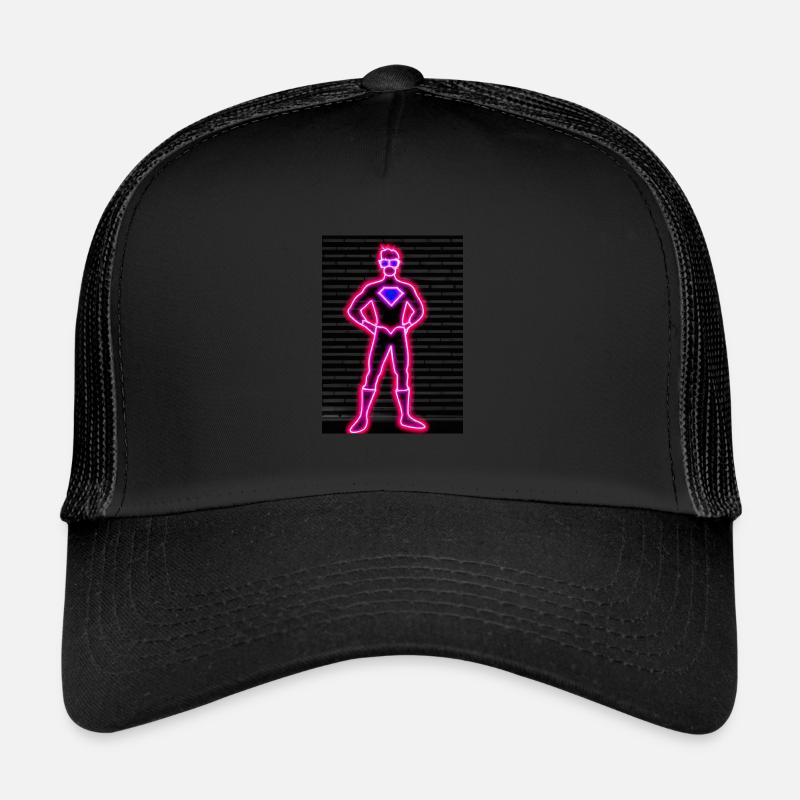 Superhelden Neon Trucker Cap