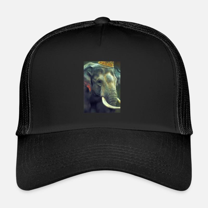 Elefant mit Krone Trucker Cap