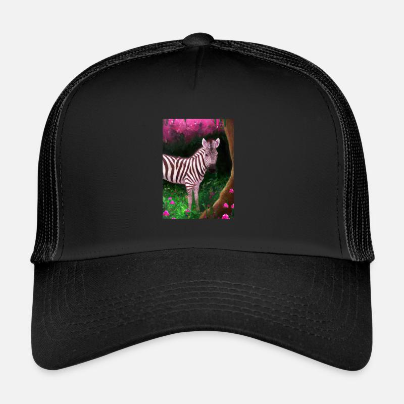 Rosa Zebra Trucker Cap