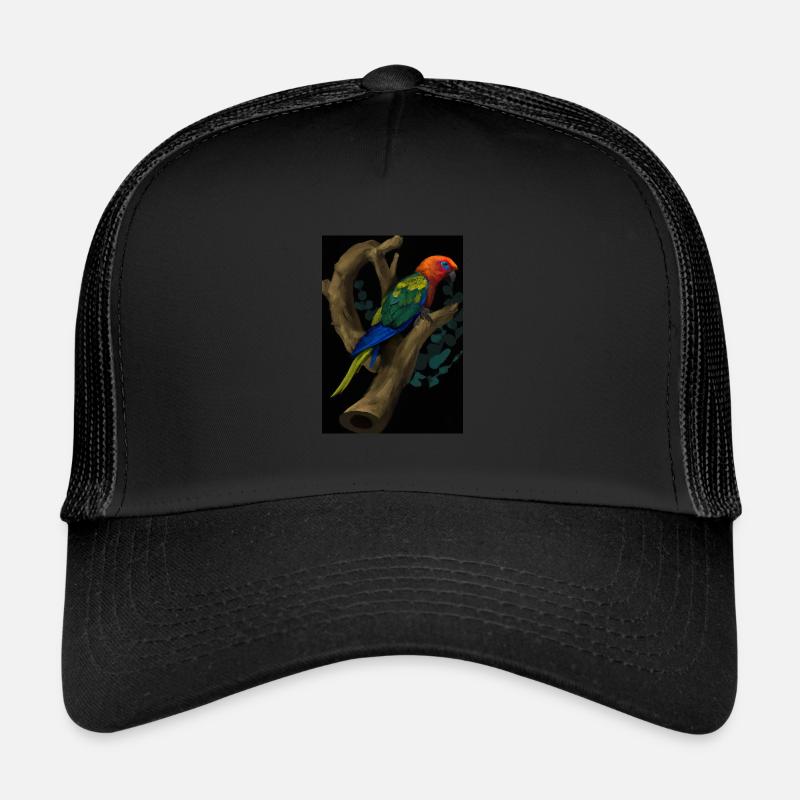 Papagei auf einem Baum Trucker Cap