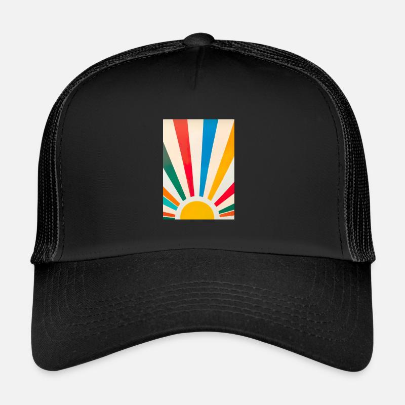 Minimalistische Sonne Trucker Cap