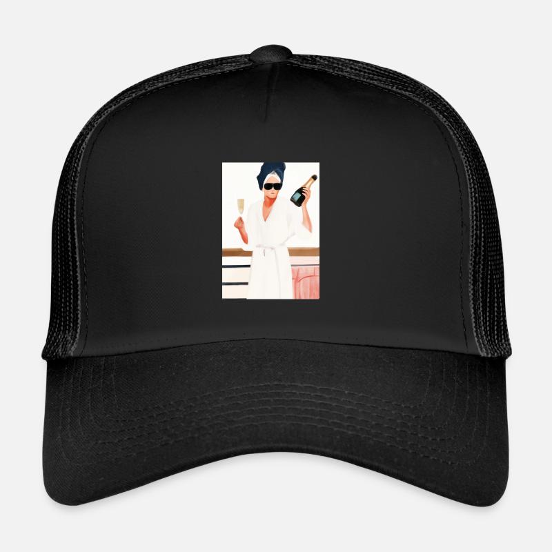 Frauen Weinbad Trucker Cap