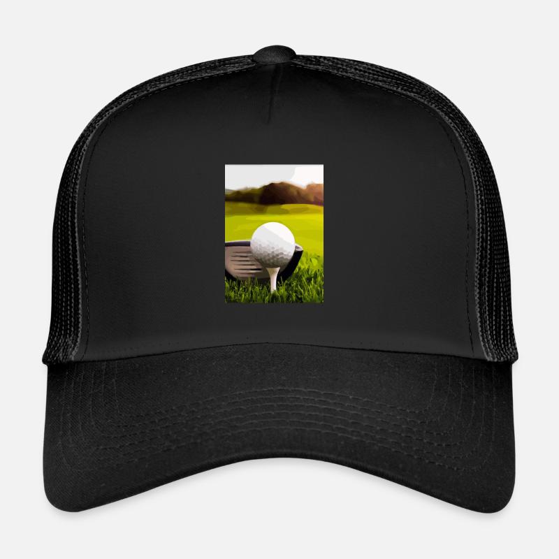 Golfball Abschlag Trucker Cap