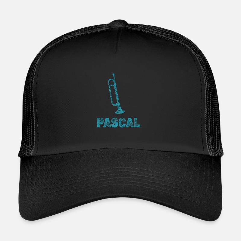 Pascal - Casquette trucker  - noir/noir