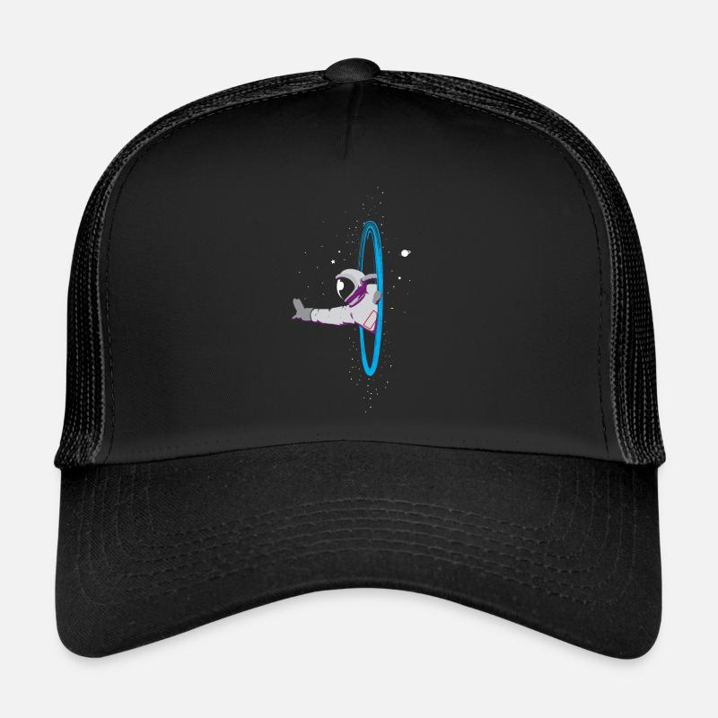 Wormhole astronaut Trucker Cap