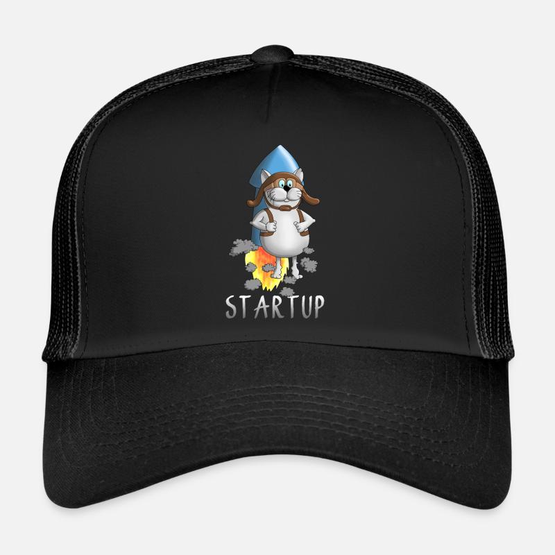 fusée de démarrage cool Casquette trucker 
