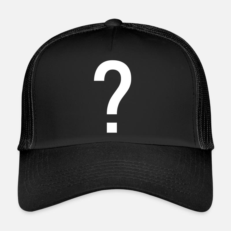 Question mark question sign gift idea design Trucker Cap