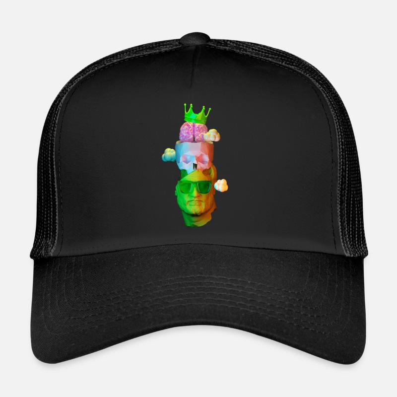 Ich denke an den Sommer - Trucker Cap - Schwarz/Schwarz