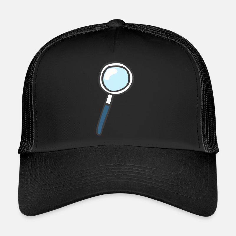 Lupe - Trucker Cap - Schwarz/Schwarz