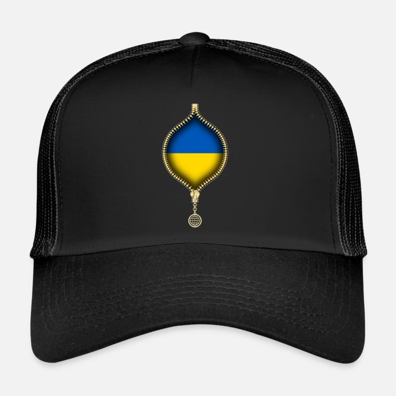 UKRAINE | DRAPEAU | SYNTHÉTIQUES URBAINS Casquette trucker 