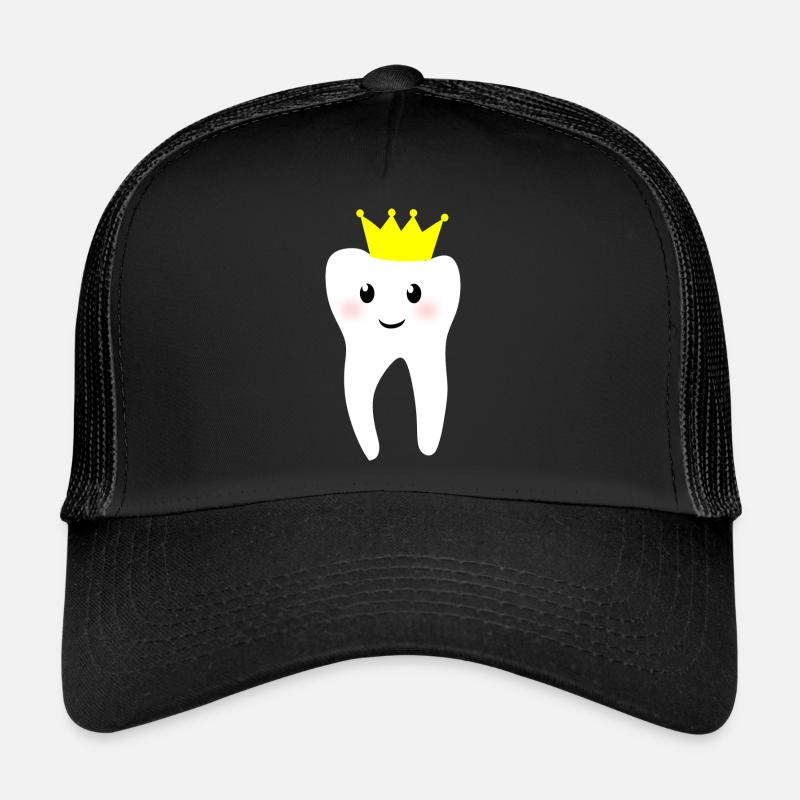 Dent avec couronne Casquette trucker 